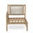 Casper Outdoor Acacia Wood Conversation Set with Coffee Table and Cushions-1042867585