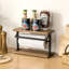 Metal and Wood Paper Towel Holder