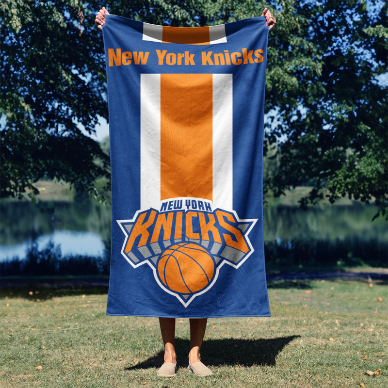NBA Zone Read Beach Towel, Soft Basketball Fan Pool Towel, 30 x 60 Inches, New York Knicks