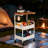 Rolling Storage Table, Carbon Steel+mdf Multi-functional Mobile Side Table
