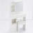 29.2" Small Space Left Drawer Desktop Vanity Table + Cushioned Stool-1572480691