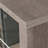 Engineered Wood Transitional Bookcase With 9-Cube, Gray-1355338543