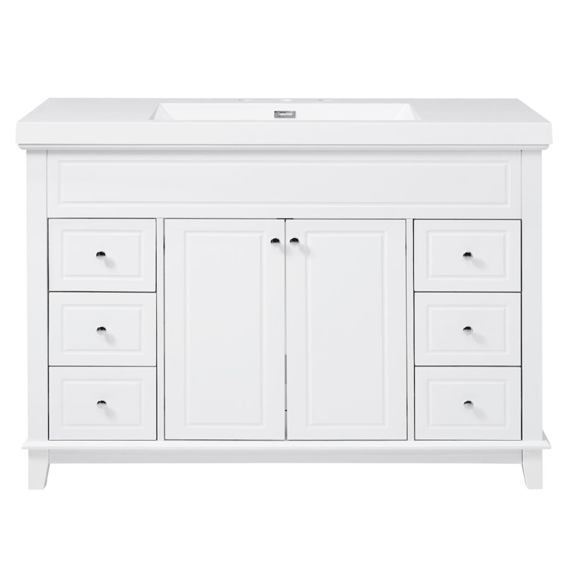 Meuble-lavabo 48 po avec lavabo en résine