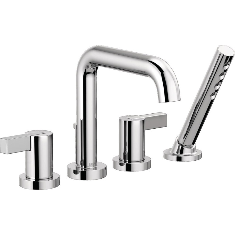 Litze® Roman Tub Faucet, Chrome, Extended Lever