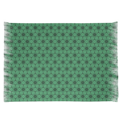 Tapis vert à motif de cercles ornés Mcguigan