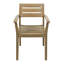 Ensemble de chaises de patio, ensemble de 2, fauteuil de patio en bois d'acacia, pour cour, bord de piscine, jardin, gris-129705615