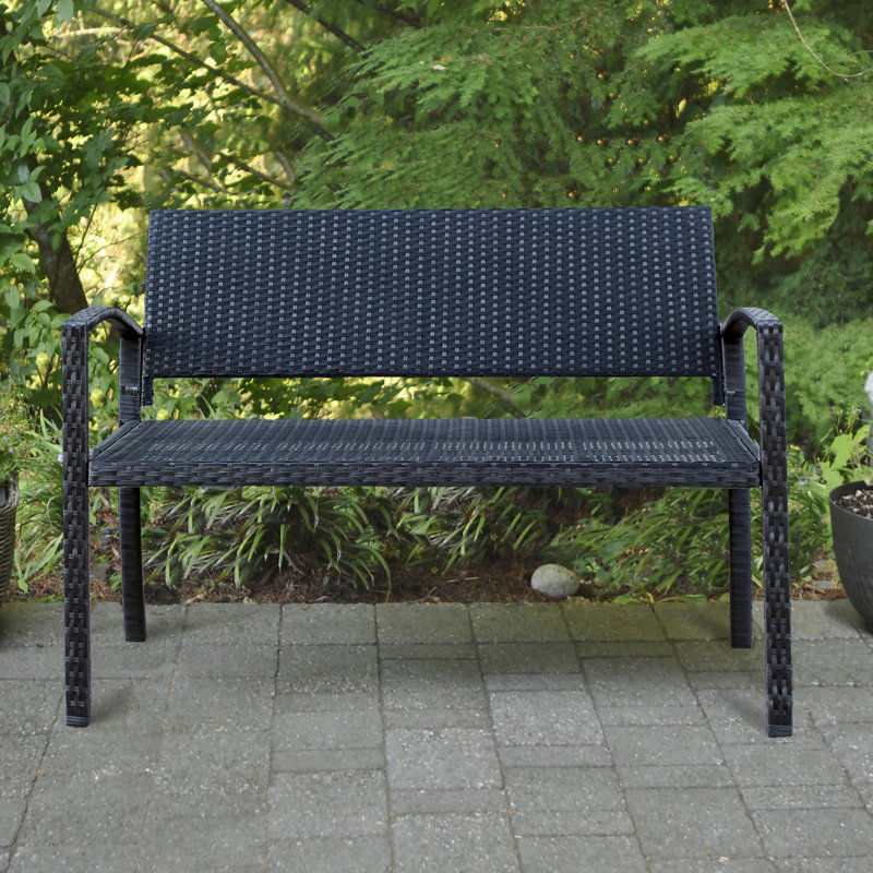 Powder Coated Steel Outdoor Bench