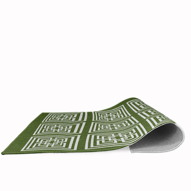 Chenille Geometric Indoor Rug