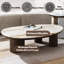 Table basse Haidar avec marbre naturel