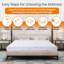 UltraFlex SleepTight 8 po - Matelas en mousse infusée de gel réversible, idéal pour les lits superposés, les lits gigognes, les caravanes, les véhicules récréatifs, le bambou, certifié CertiPUR-US, fermeté moyenne, bien emballé-101463521
