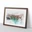 Mountain View Reflection - Framed Print-56915468-56915470