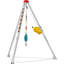 Confined Space Tripod Kit, 2600 lbs Winch, Confined Space Tripod 8' Legs and 98' Cable