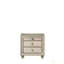 Table de chevet en velours Lucienne