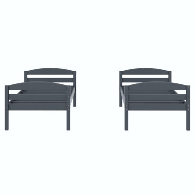 Ghadah Kids Twin Over Twin Bunk Bed