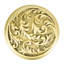 GLENDALE KNOB IN BURNISHED PLATE-756055477