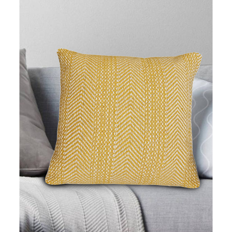 Striped Cotton Outdoor Throw Pillow