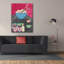 Toile épique Graffiti «Tablescape sushi» par Courtney Prahl, 40 po x 54 po-2040011326