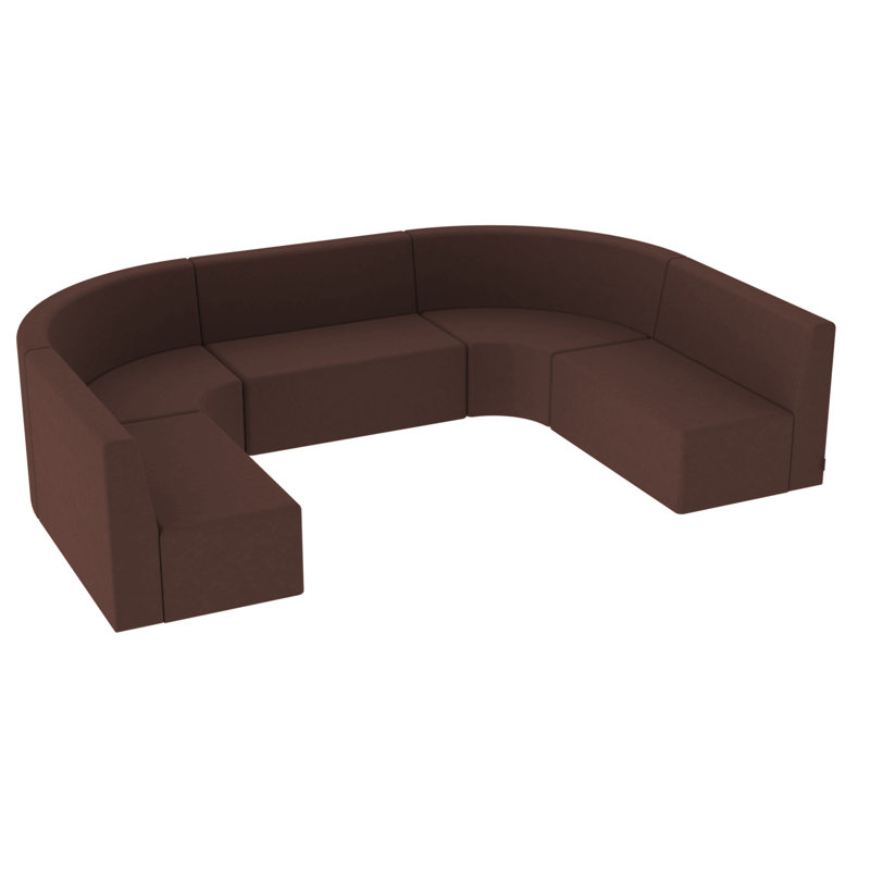 Ensemble de 5 chaises à dossier haut Pro Series, Noyer