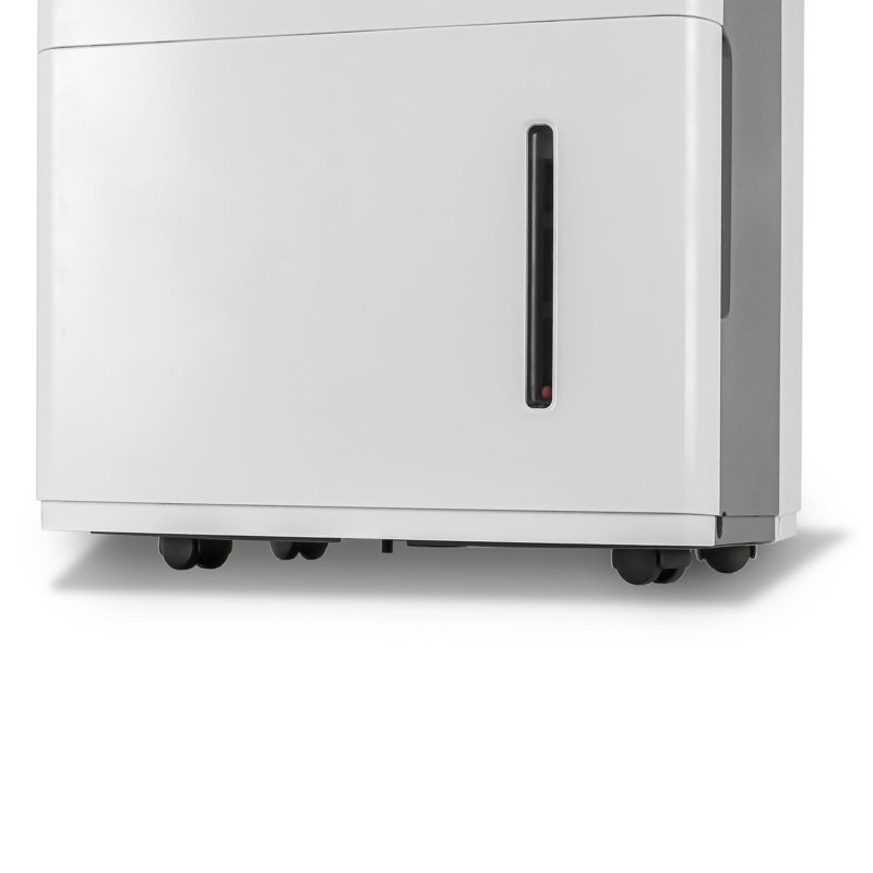 BLACK+DECKER 50 Pint White and Gray Portable Dehumidifier with Built-In Pump