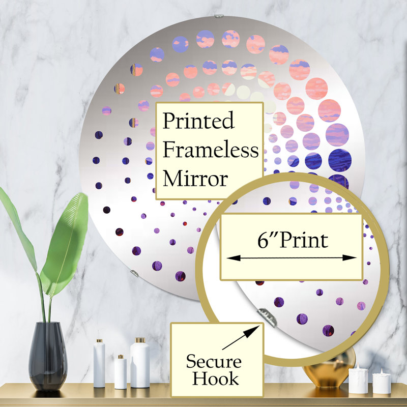 Greysin Circle Mirror, 31.4" x 31.4"