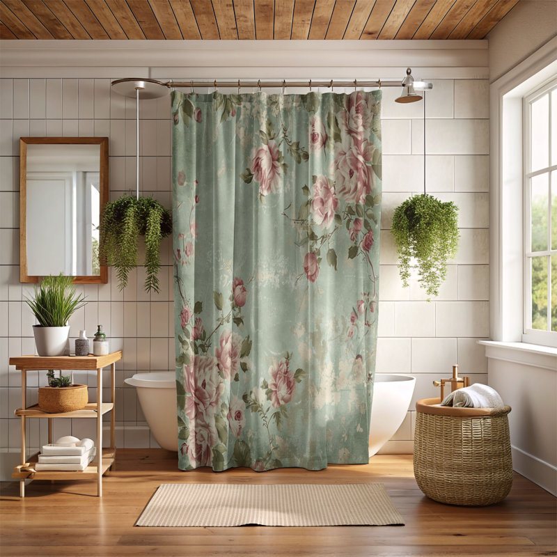 Rideau de douche Lowther, H 74 po x l 71 po