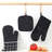 Kitchen Heat-resistant Gloves Pot Holders(set Of 4)