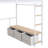 Metal Gaming Loft Bed With LED-2053376771