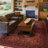 Doughman Oriental Floral Antique Red Fringed High Detail Wool Area Rug-22795877