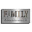 «Family is Always Have Someone to Love» par Lori Deiter, art mural en métal-637031940