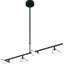 Lustre linéaire intégré 4 lumières DEL noires-964299422-964299419