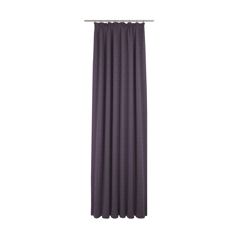 Beloit Pinch Pleat Room Darkening Curtain, 270cm Width x 225cm Drop, Berry