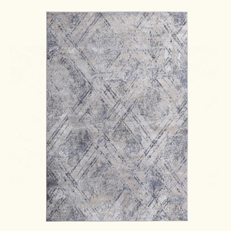 Geometric Non-Shedding Living Room Bedroom Dining Home Office Stylish And Stain Resistant Area Rug, Rectangle 6'7" x 7'9"