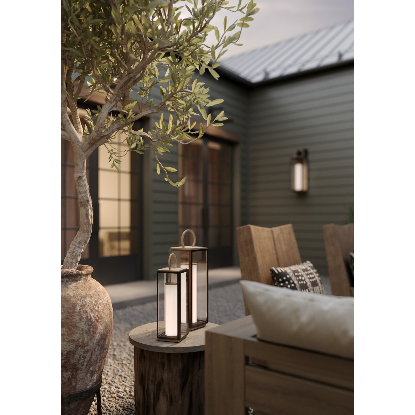 Gareth Wall Sconce, 29.25" H x 8" W x 8" D