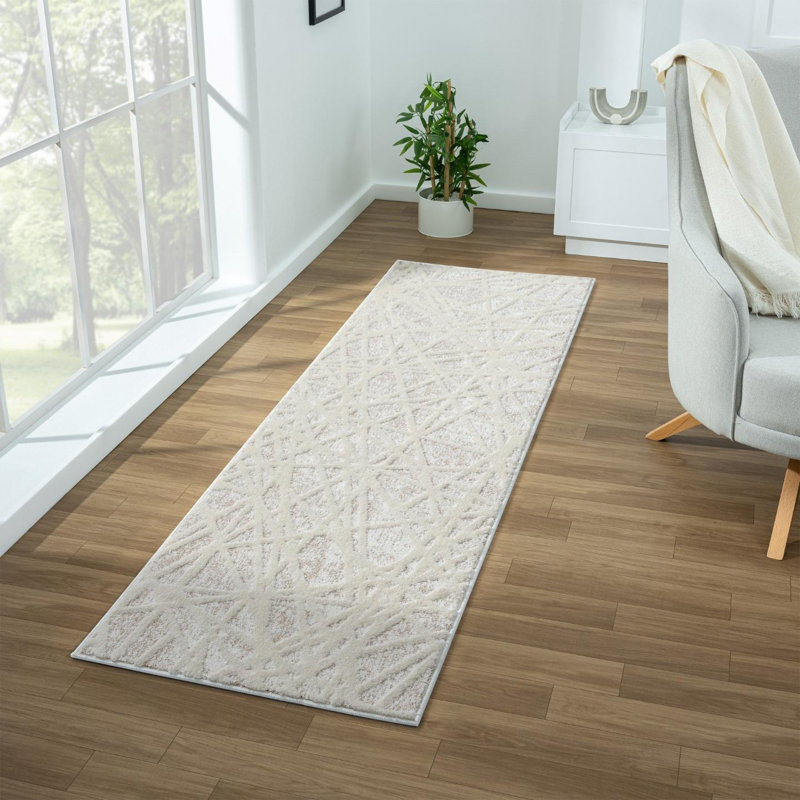Tankut Abstract Indoor Rug, Runner 2' x 7'