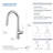 KIBI Fusion Pull Down Kitchen Faucet-93692709