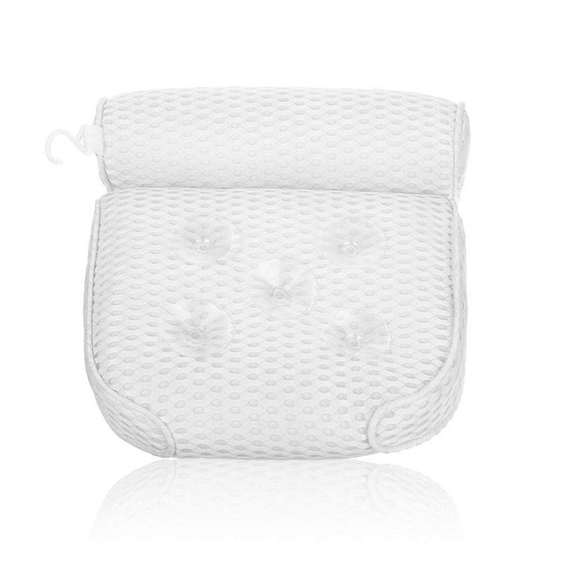 Quick-dry Neck, Shoulder & Back Support Bath Pillow - Bathtub Spa Cushion
