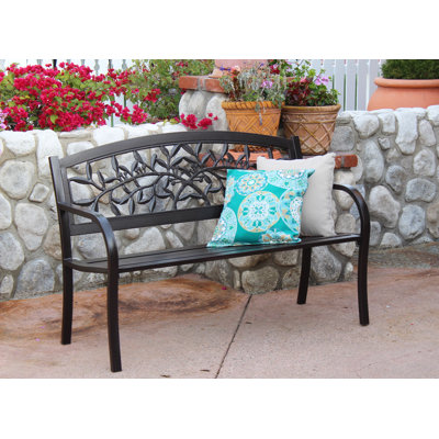 Banc de jardin en acier Finnis