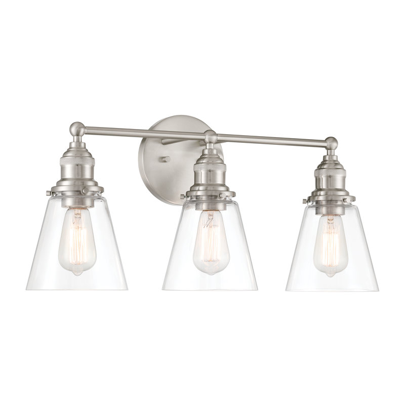 Barwell 24" 3-Light Vanity, 3 Lights, 11.75" H x 24" W x 7.5" D