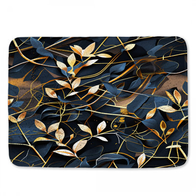 Tapis de bain feuilles