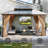 12 Ft. W x 10 Ft. D Aluminum Patio Hardtop Gazebo-129549866