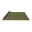 Tapis vert/brun à motifs-890861305