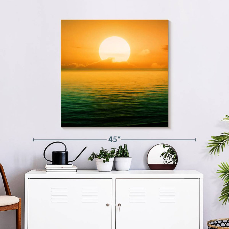 Gillard, coucher de soleil sur la mer