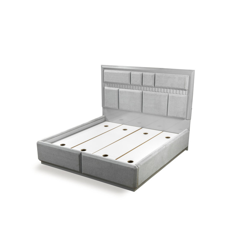 Upholstedred Bed Frame With Headboard
