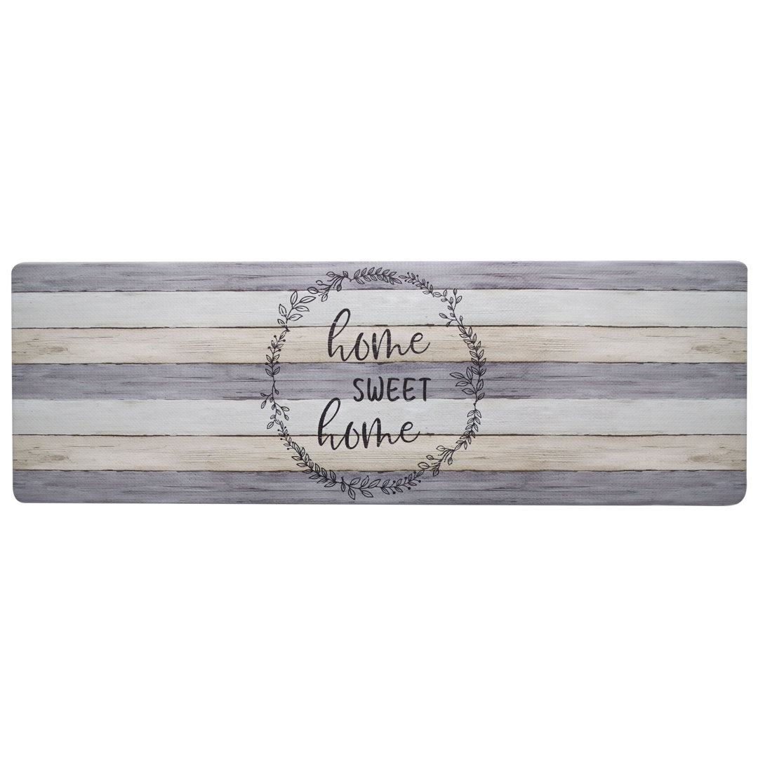 Floral Water Resistant Anti-Fatigue Non-Skid Kitchen Mat SoHome Mat 