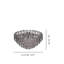 Giogali Ceiling Lamp 80 Crystal Smoky Glossy Chrome E26 Ul 1-1629545424-1629545427