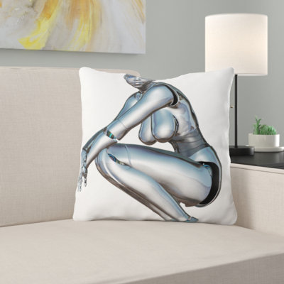 Girl Throw Pillow