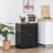 Modern Kitchen Sideboard With Solid Wood Countertop, Ample Storage, And Adjustable Shelf For Versatile Use-854247399