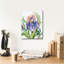 «Epis Graffiti», Wild Iris par Kristy riz, art mural sur toile-106171600