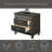 Kaitlyn Metallic Gray Finish Nightstand-583574106
