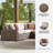 Angel Island 4-Piece Outdoor Sectional